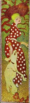 Pierre Bonnard : Woman in a Polka Dot Dress